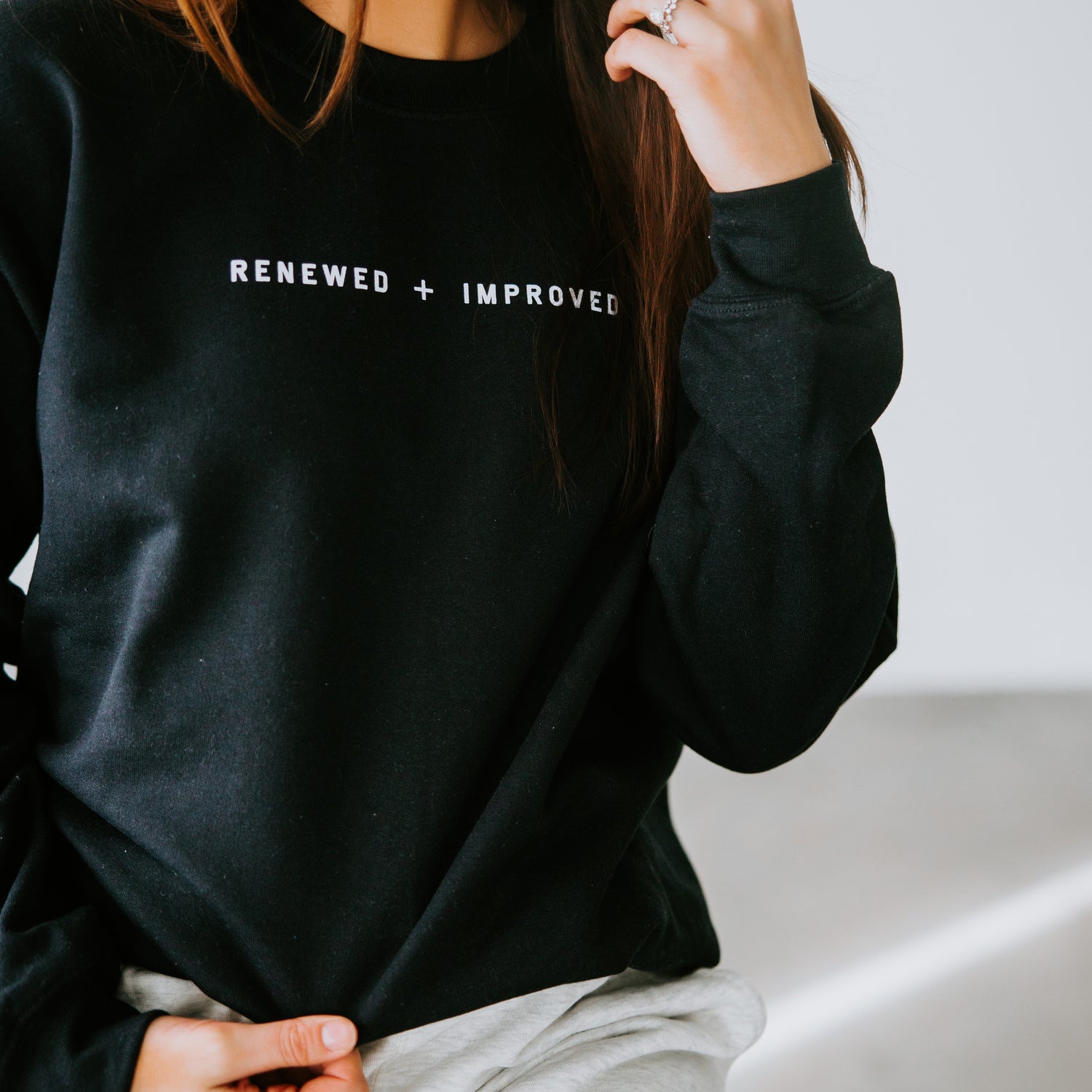 Renewed + Improved Graphic Sweatshirt