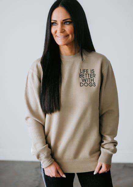 Life is Better Graphic Sweatshirt