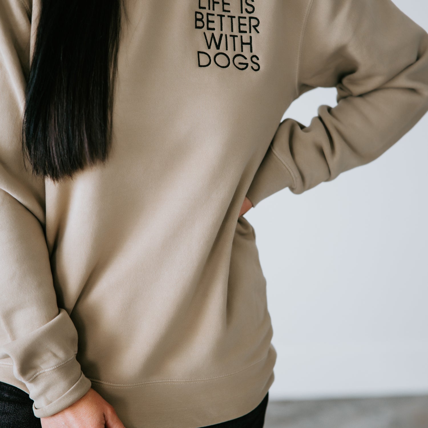 Life is Better Graphic Sweatshirt