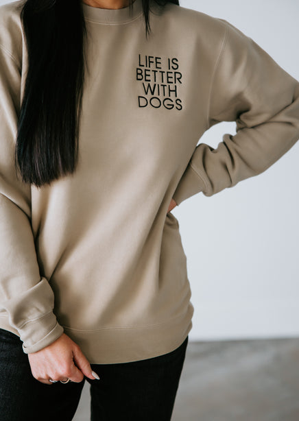 Life is Better Graphic Sweatshirt