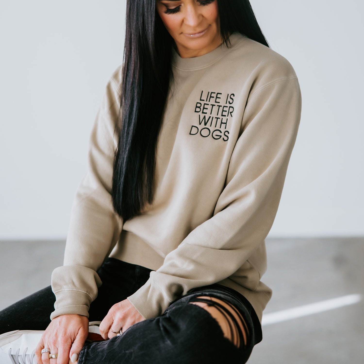 Life is Better Graphic Sweatshirt