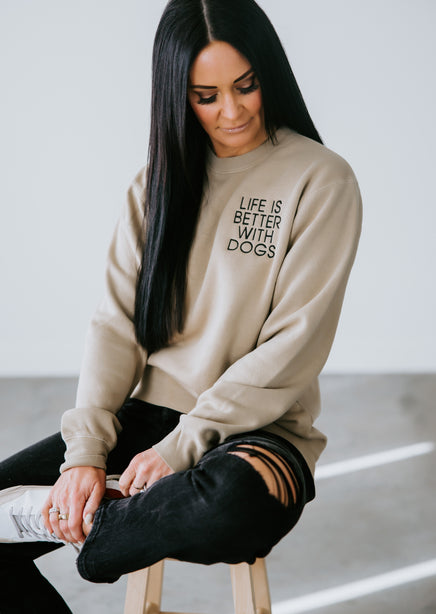 Life is Better Graphic Sweatshirt