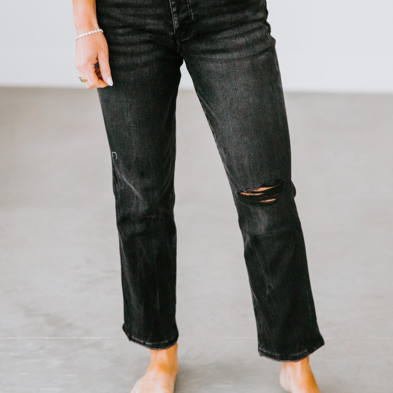 Dallen High Rise Straight Jean