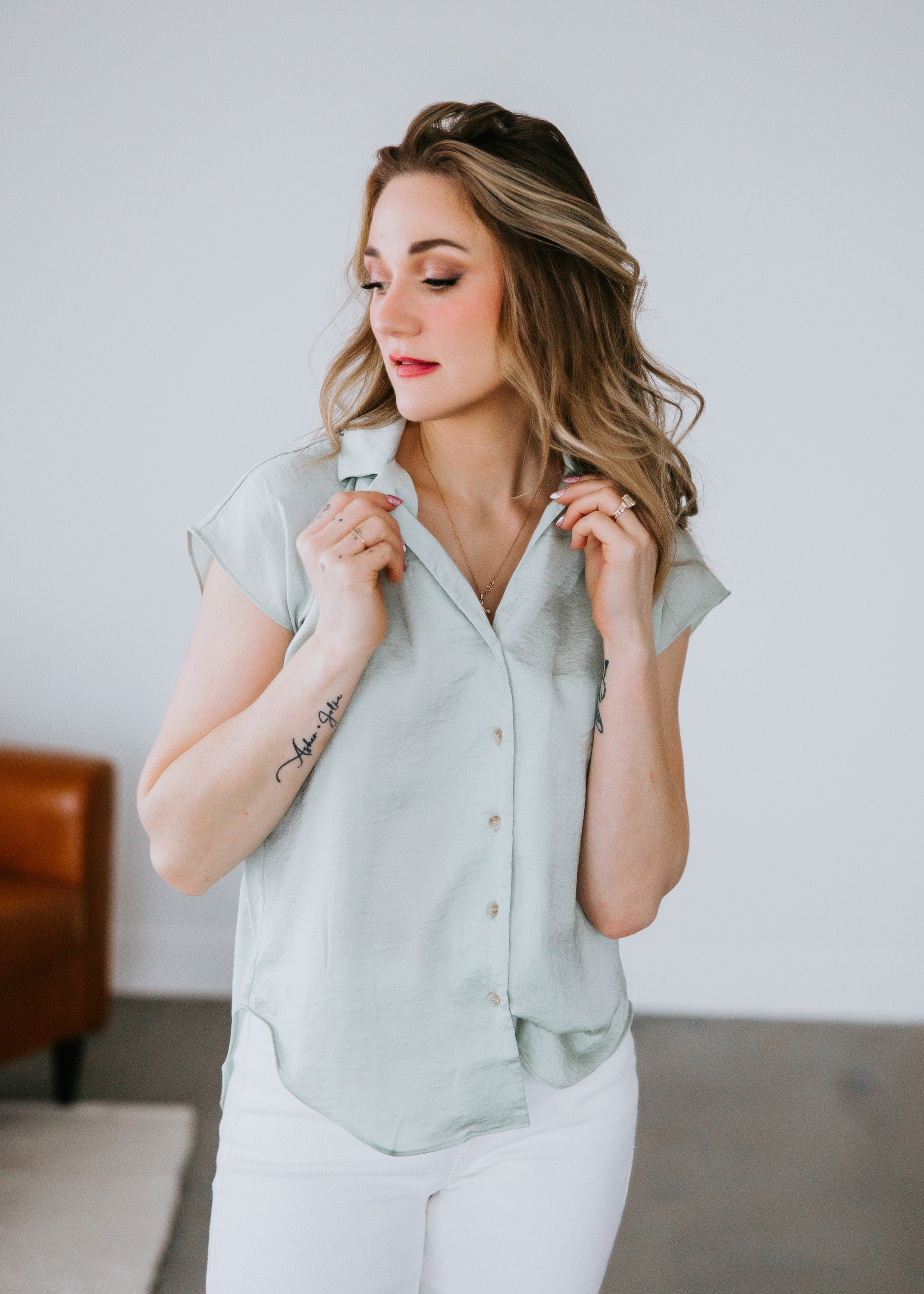image of Barrie Button Up Top