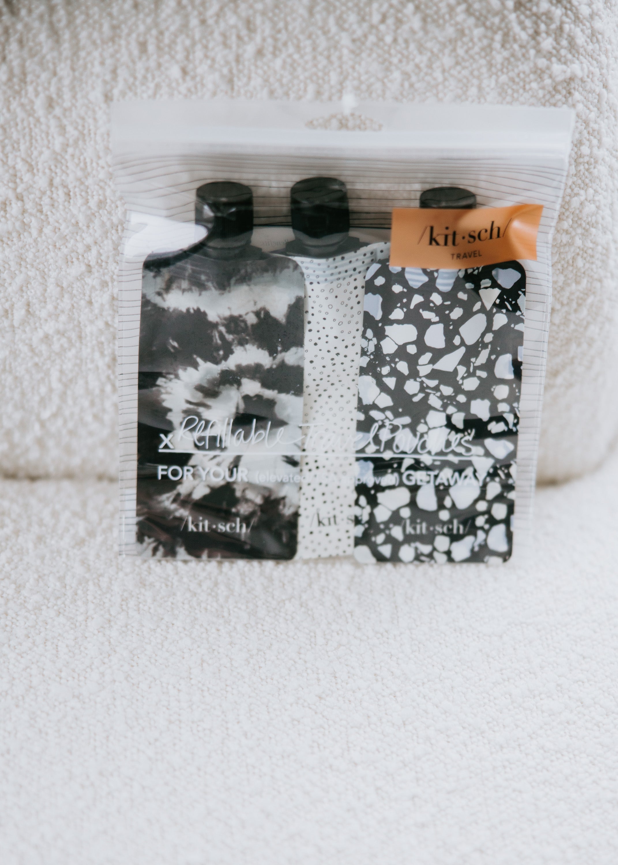 image of Refillable Travel Pouch Set