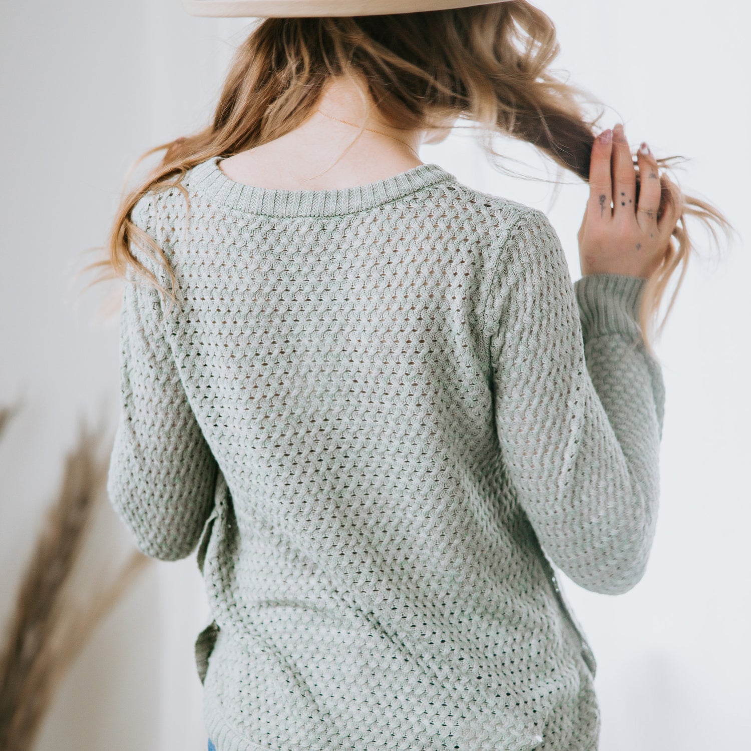 Sterling Side Button Sweater