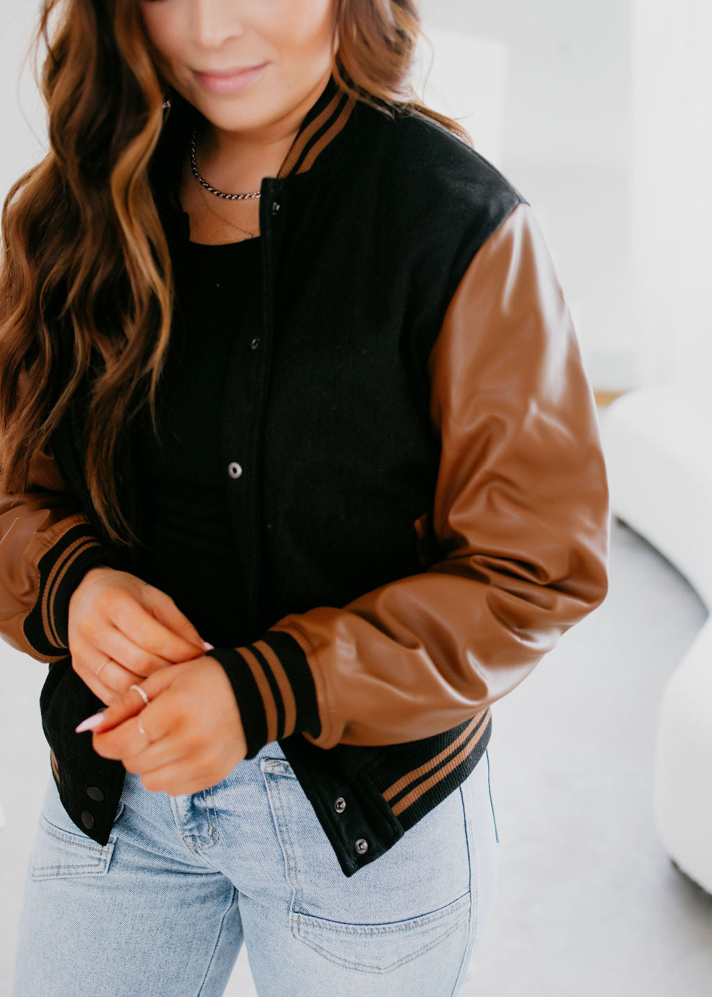 image of Gavin Varsity Bomber Jacket