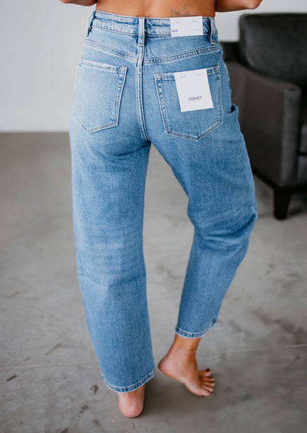 Jett Vervet Barrel Jeans