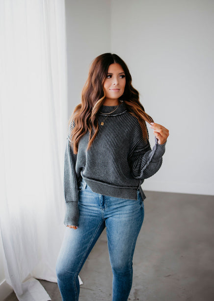 Emelia Ribbed Knit Sweater