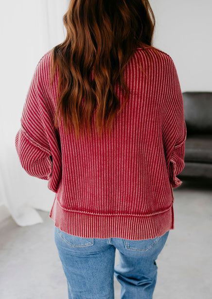 Emelia Ribbed Knit Sweater