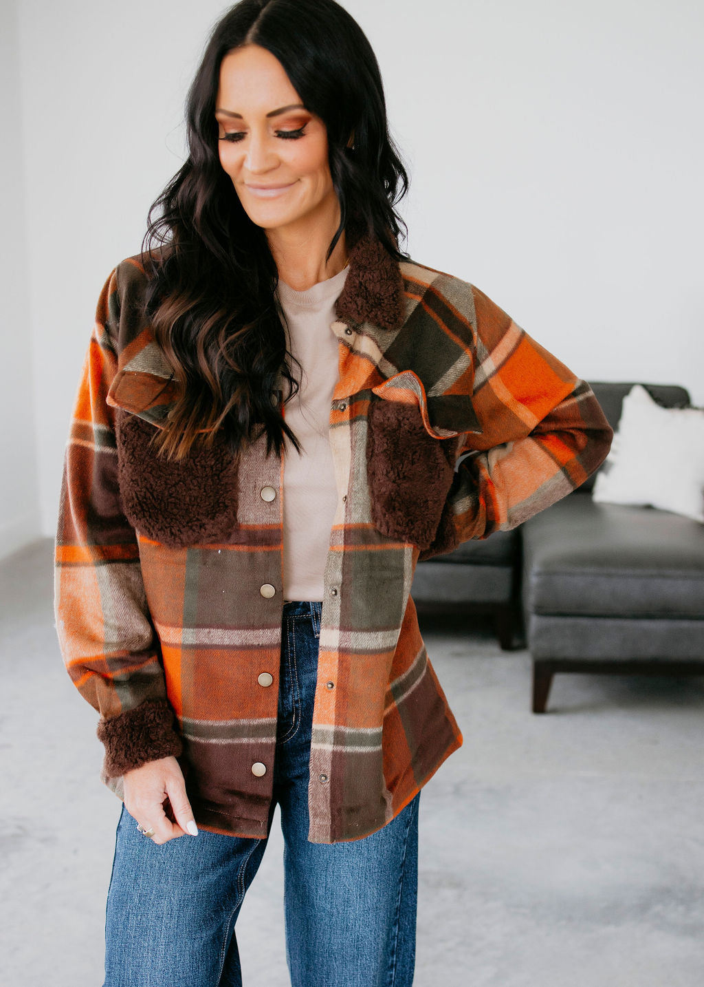 image of Steele Plaid Shacket