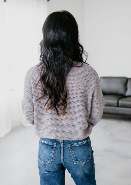 Dravin Checkered Knit Sweater