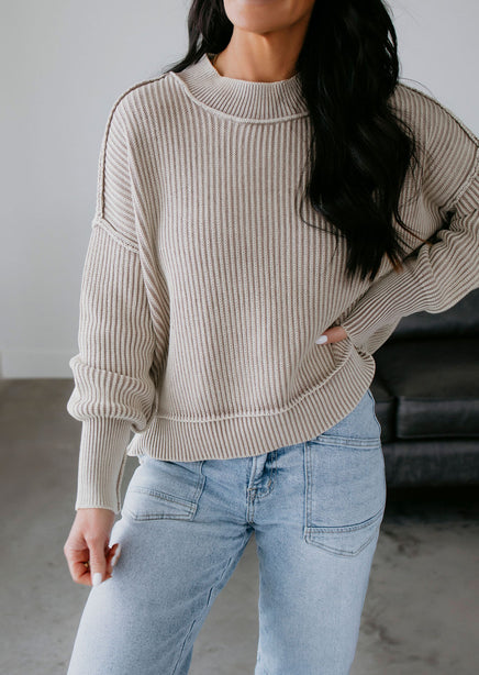 Emelia Ribbed Knit Sweater