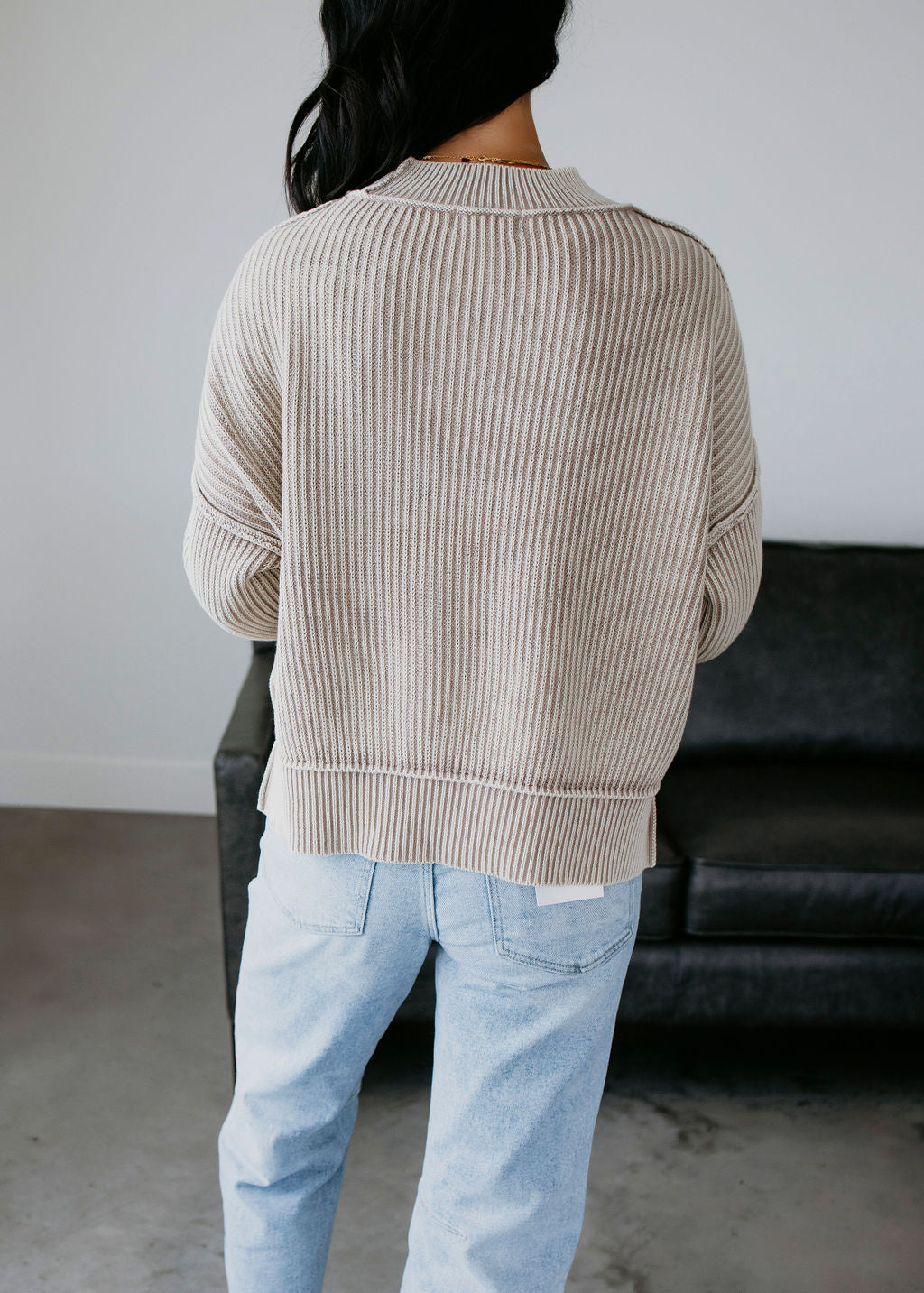 Emelia Ribbed Knit Sweater