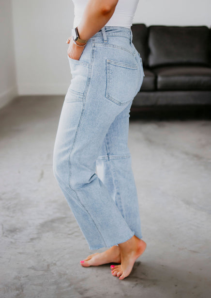 Sam Vervet Barrel Jeans