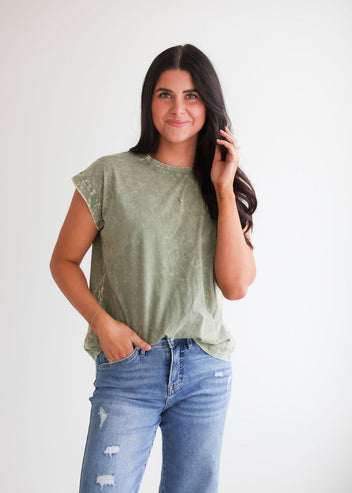 Zavier Crinkle Wash Tee