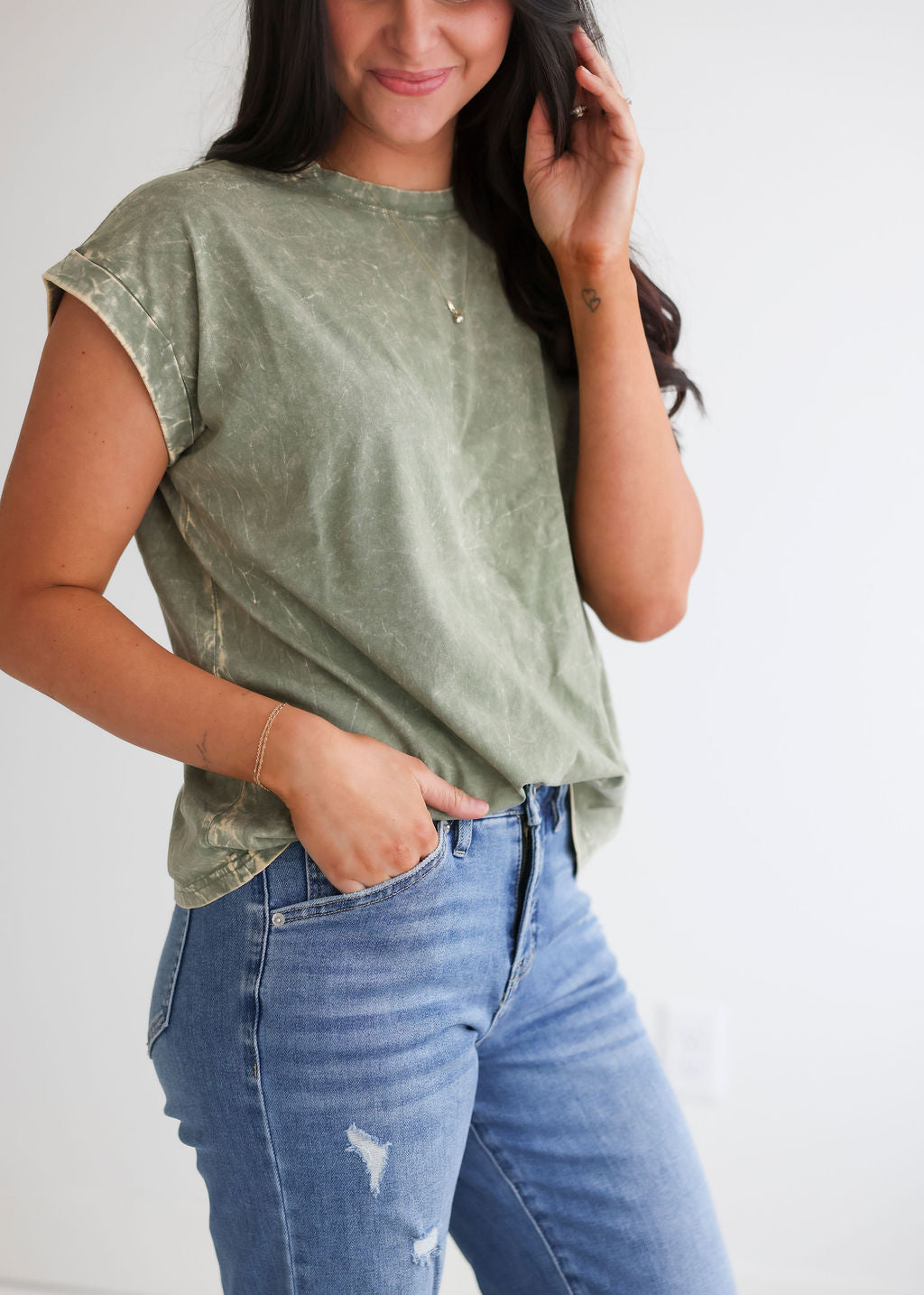 Zavier Crinkle Wash Tee