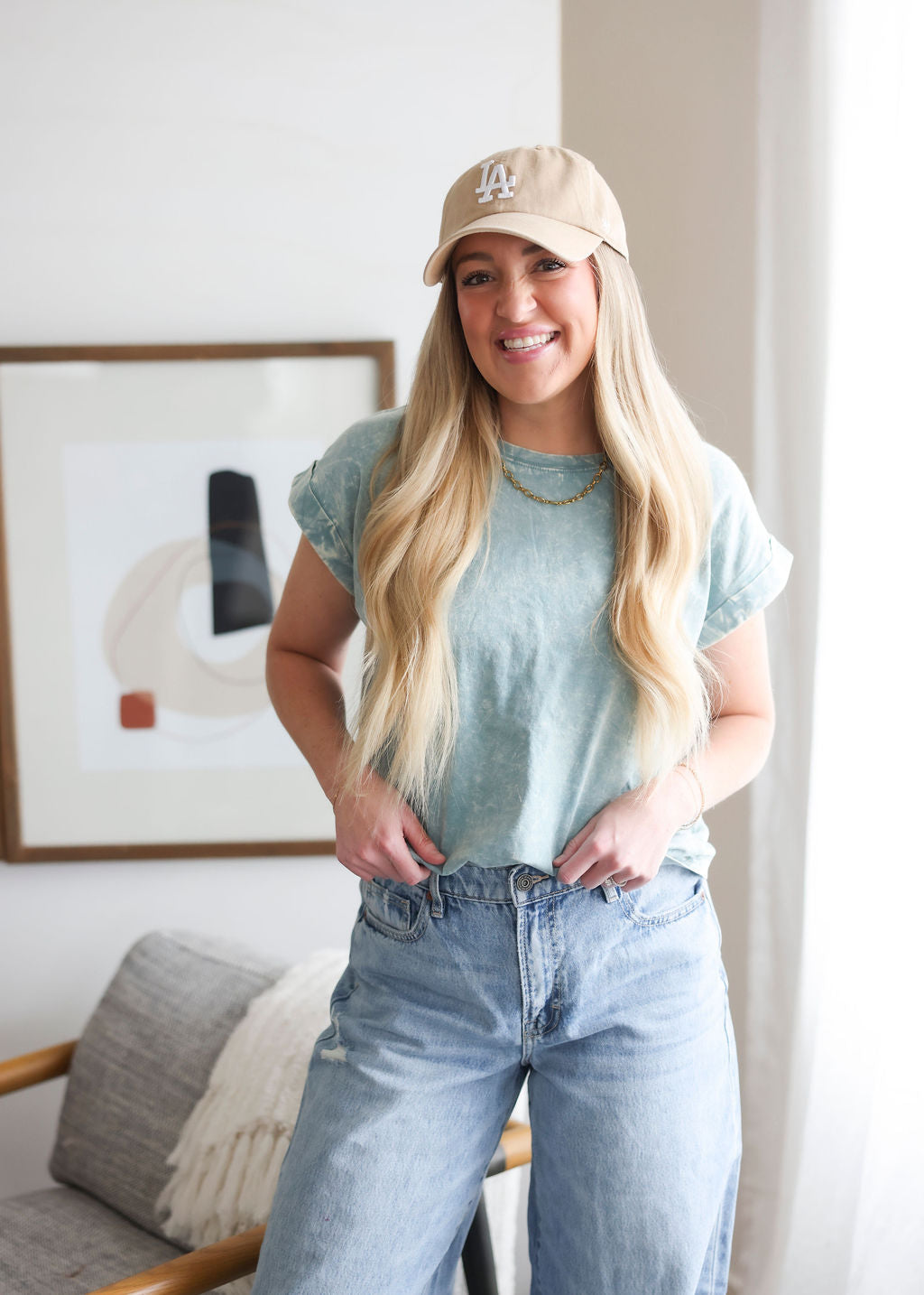 image of Zavier Crinkle Wash Tee