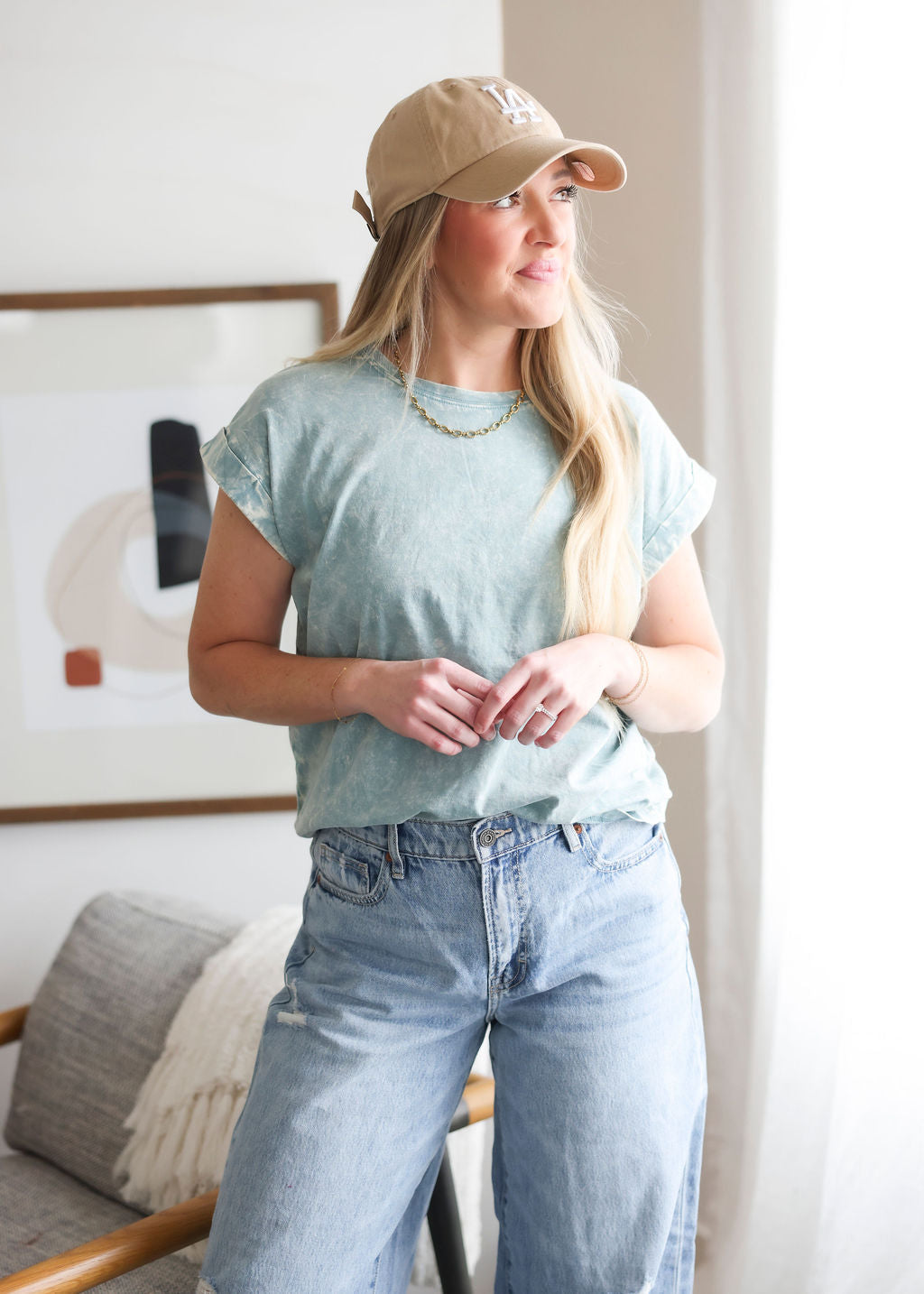 Zavier Crinkle Wash Tee