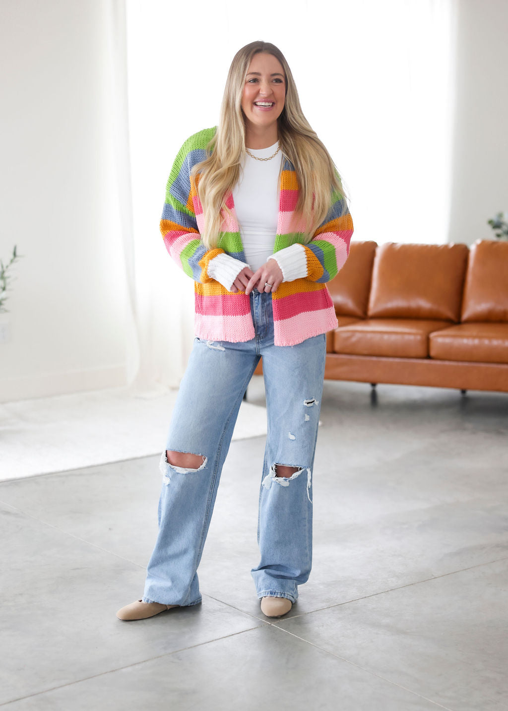 Ginny Striped Cardigan