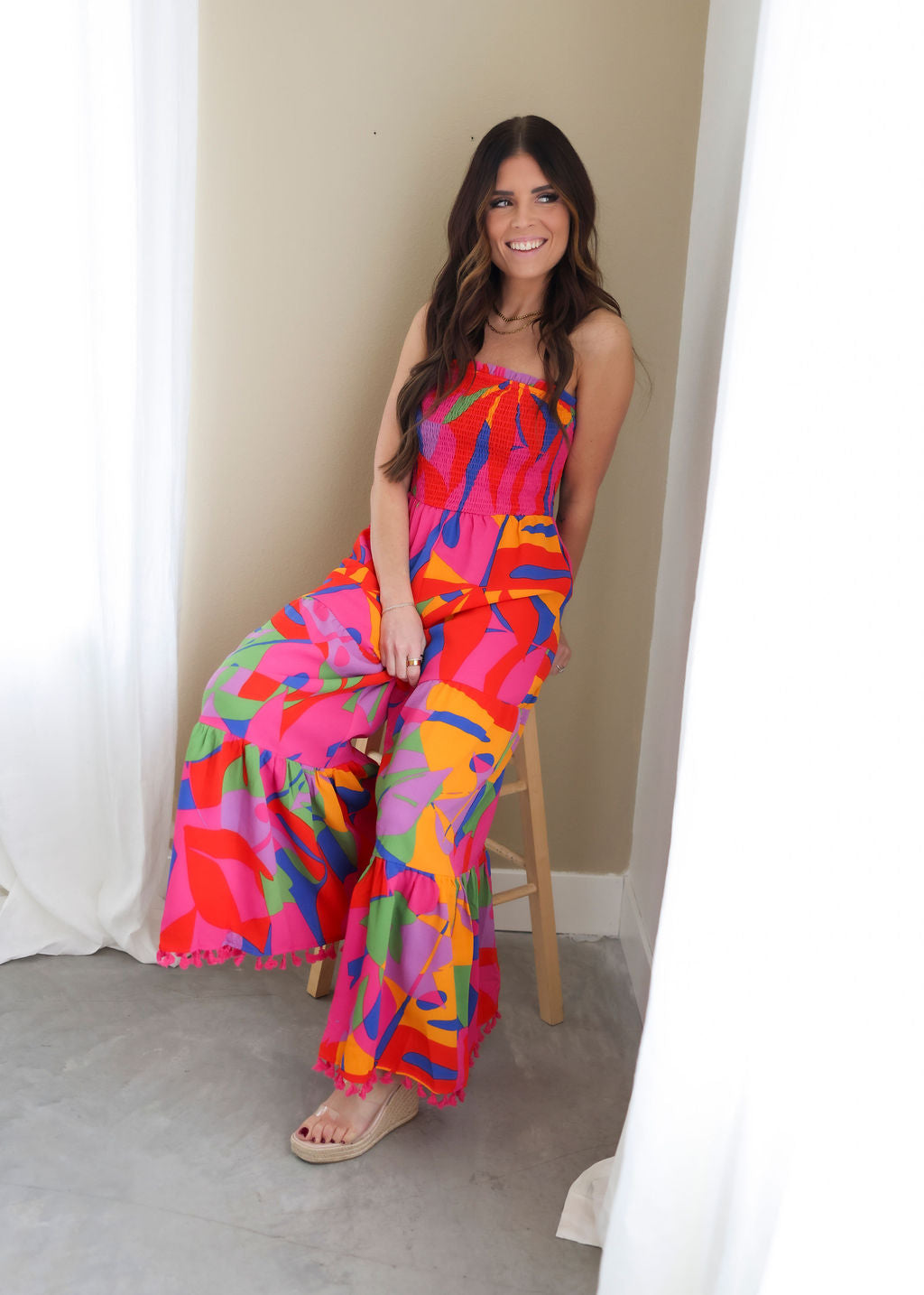 Teri Strapless Jumpsuit