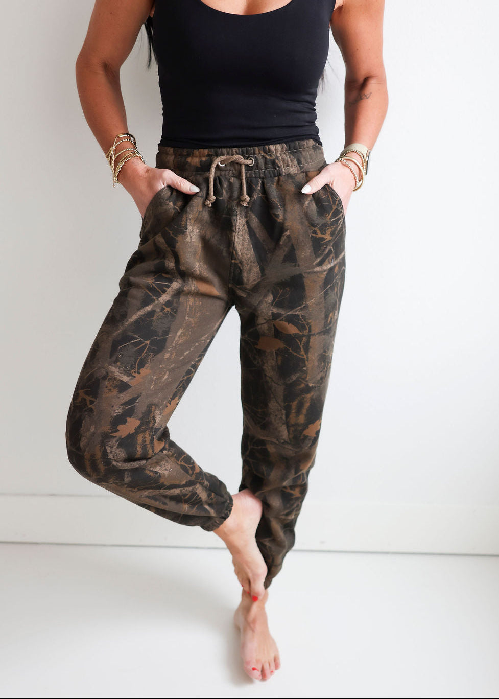 image of Coco Camo Joggers by Lily & Lottie