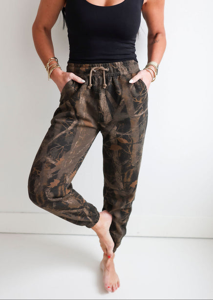 Coco Camo Joggers by Lily & Lottie product view