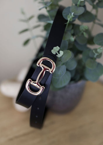 Modern Horse Bit Buckle Belt