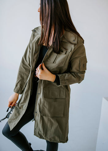 Felix Longline Hooded Windbreaker