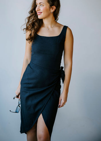 Rayven Wrap Midi Dress
