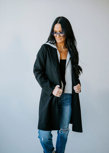 Lindy Hooded Trench Coat