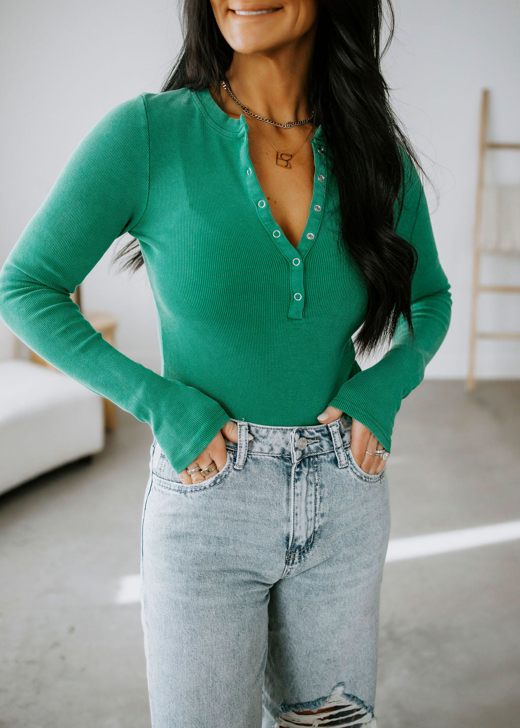 image of Carry On Henley Bodysuit