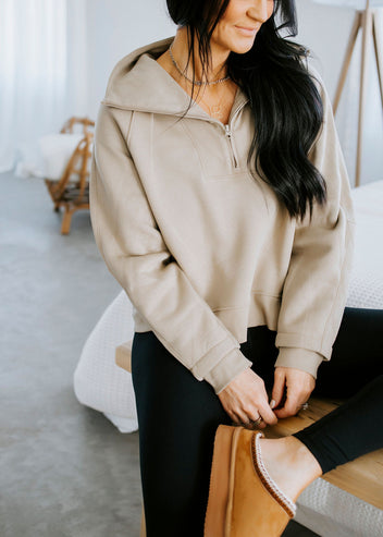Attie Half-Zip Pullover