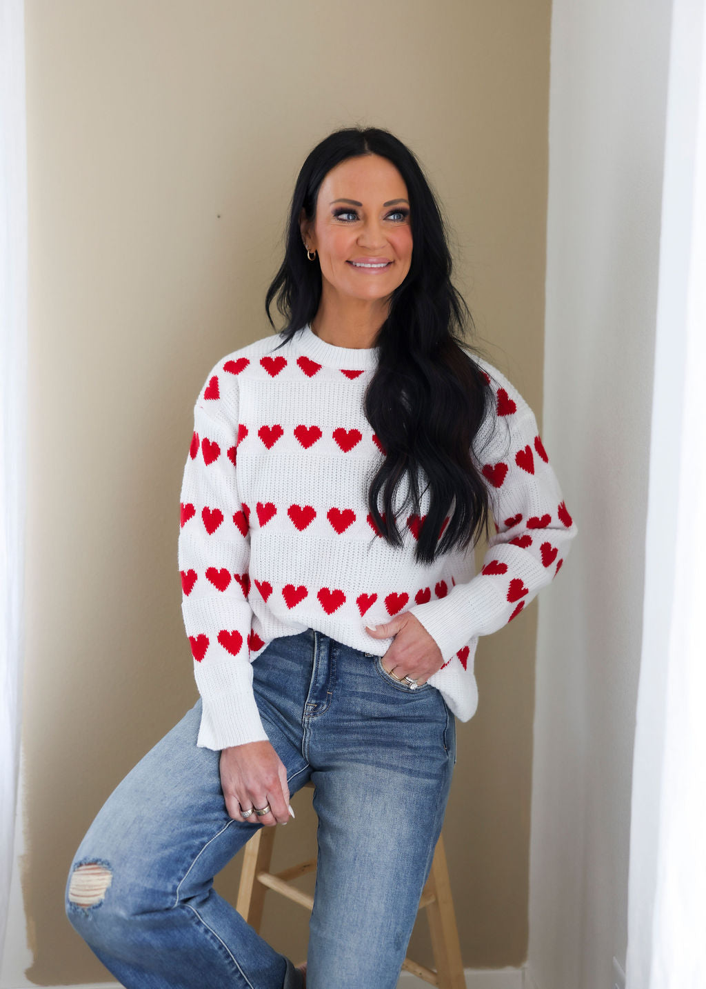 Sadie Heart Sweater
