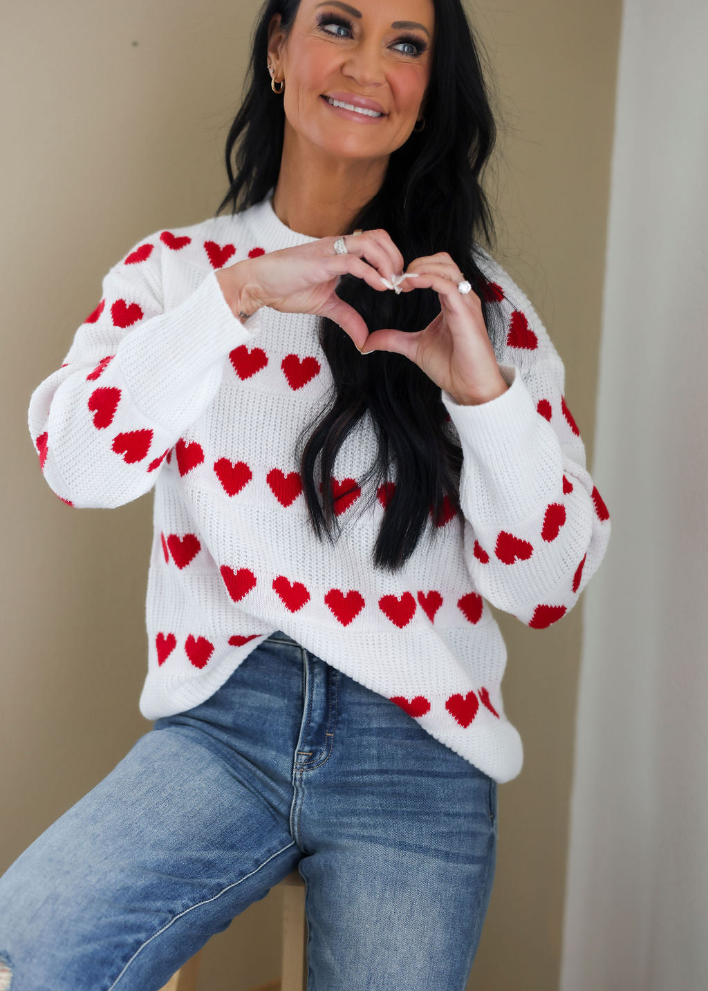 Sadie Heart Sweater