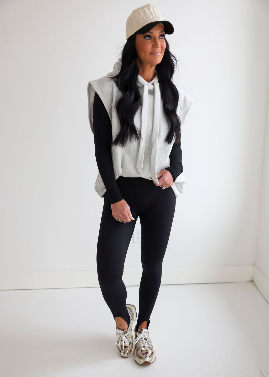 Torey Oversized Sleeveless Hoodie