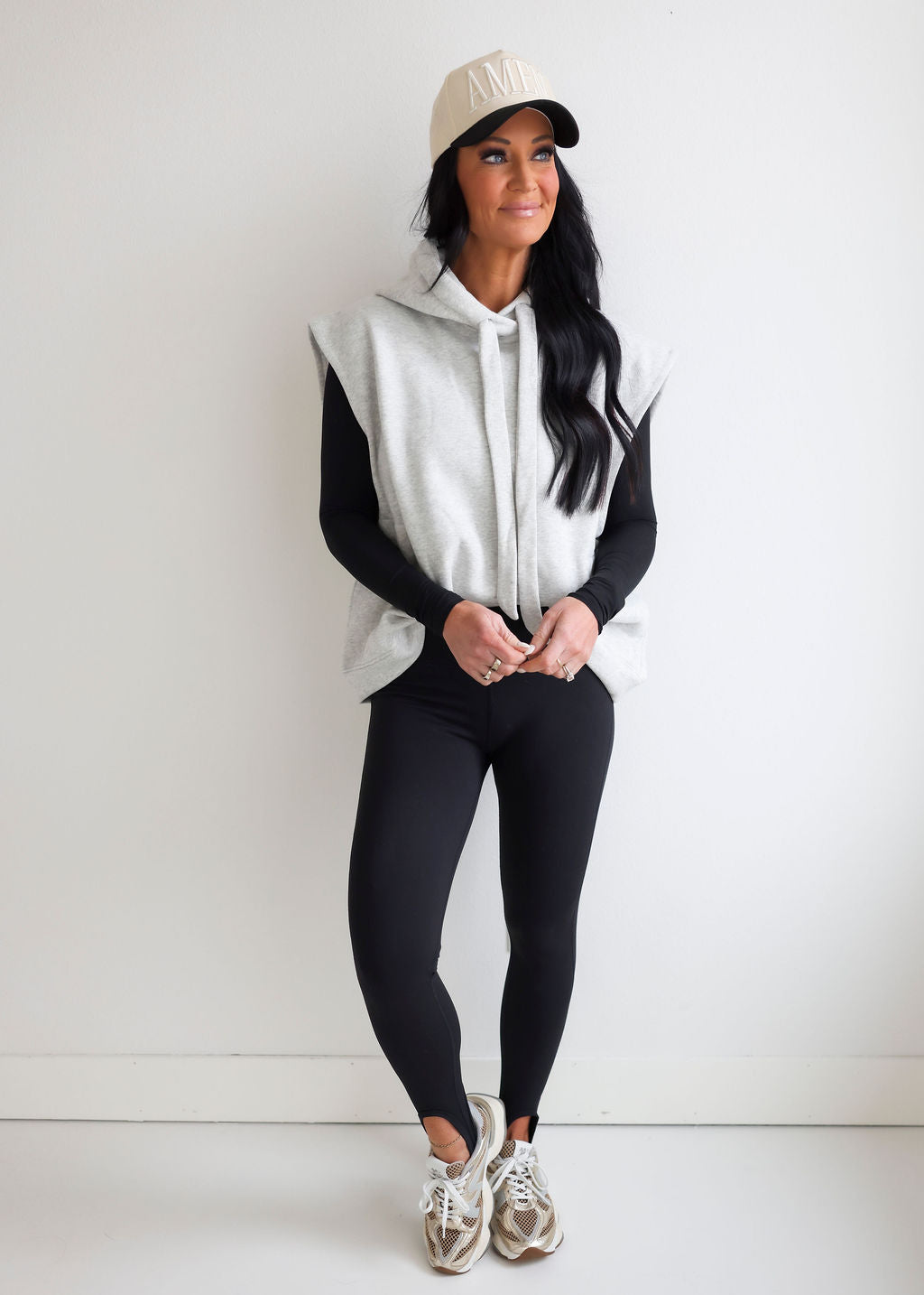 Torey Oversized Sleeveless Hoodie