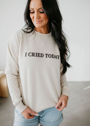 I Cried Today Graphic Crew