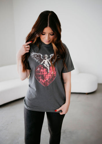 Disco Heart Graphic Tee