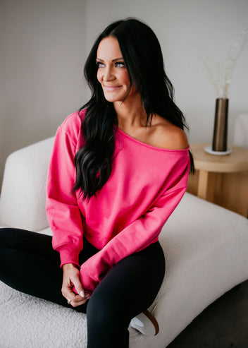 Alena Off Shoulder Sweatshirt