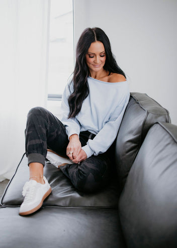 Alena Off Shoulder Sweatshirt