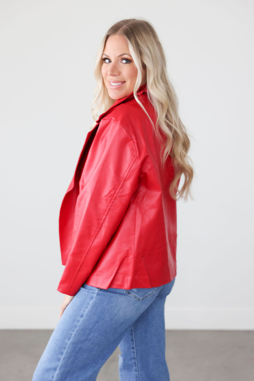 Siena Faux Leather Moto Jacket