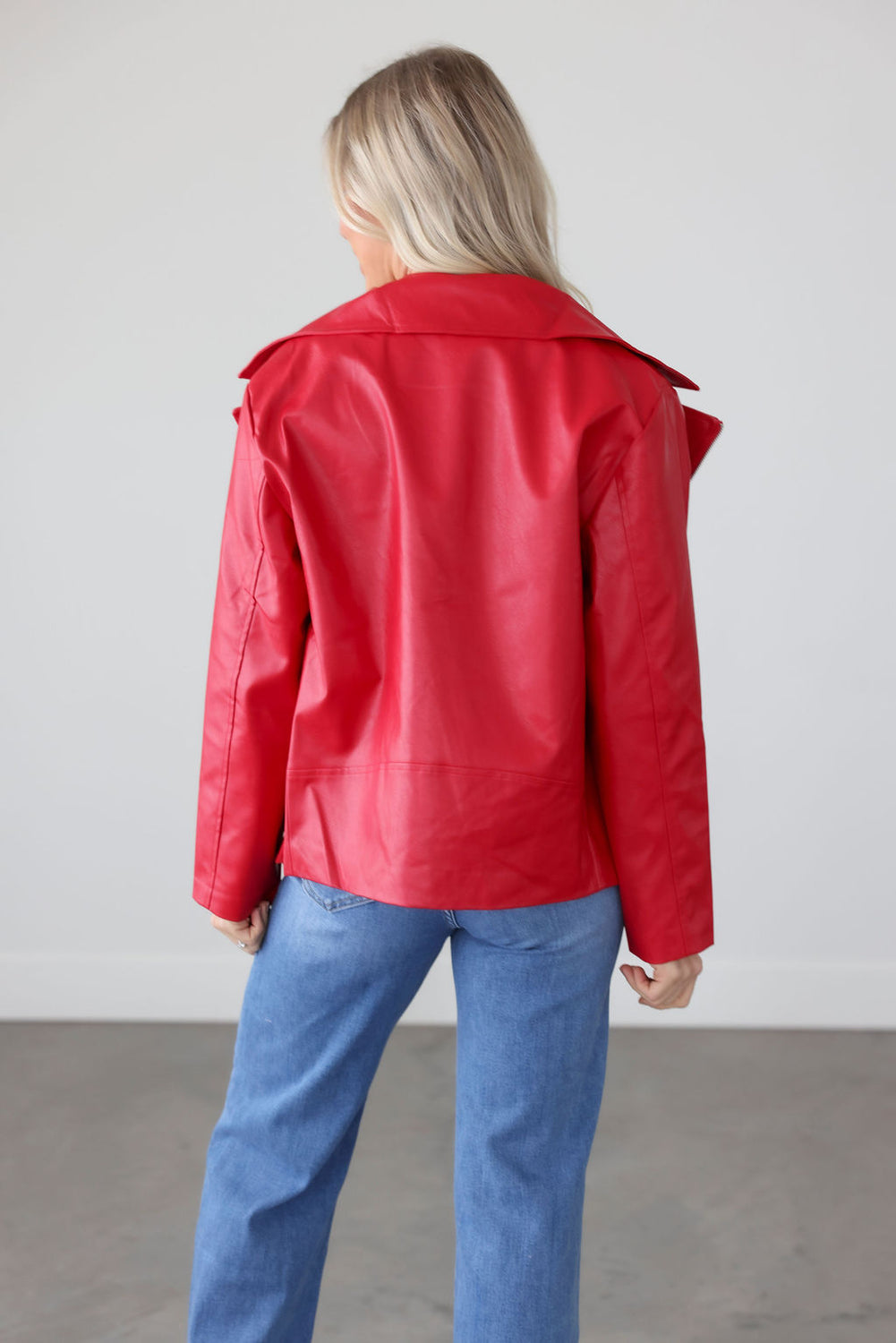 Siena Faux Leather Moto Jacket