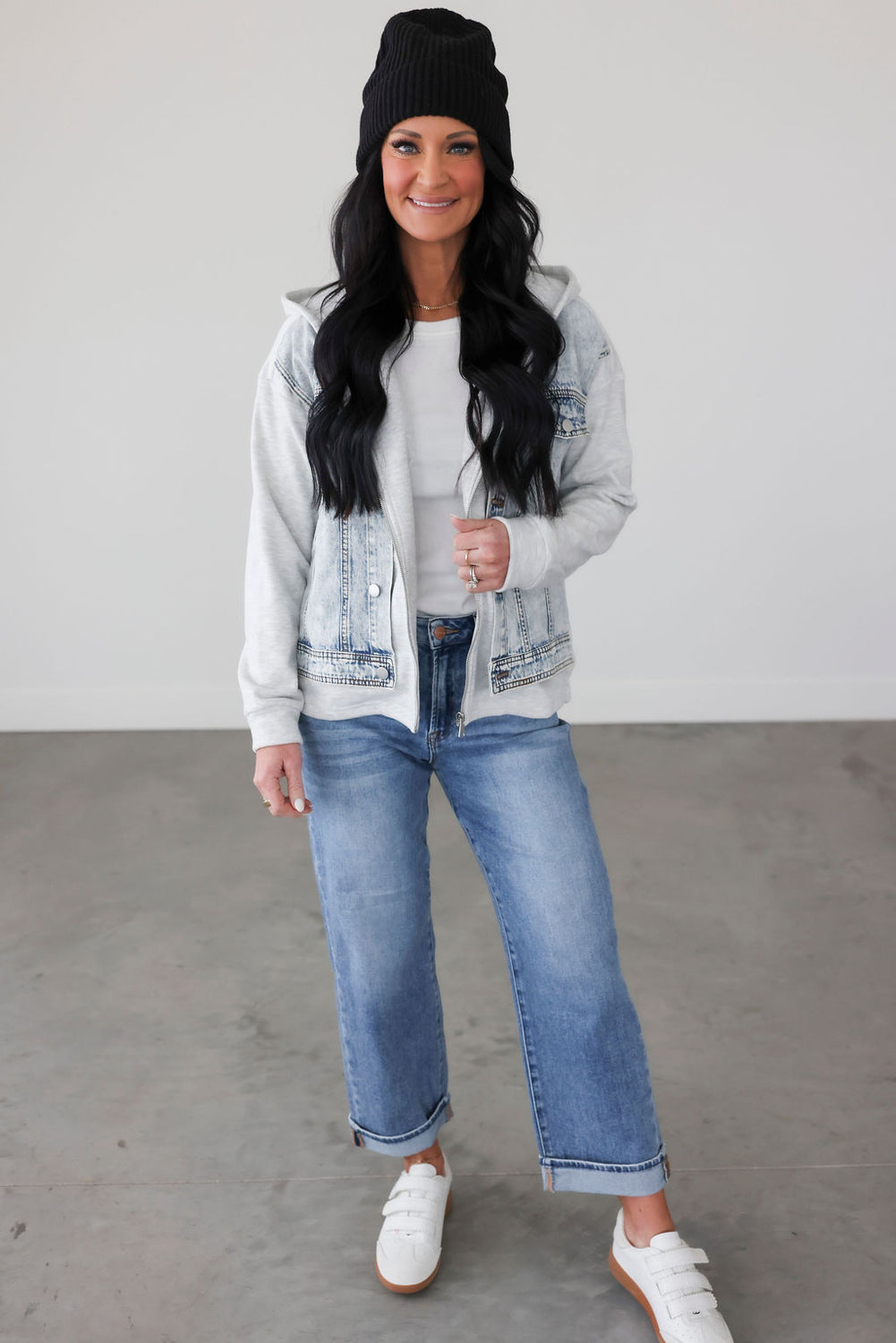 Lany Hooded Denim Jacket