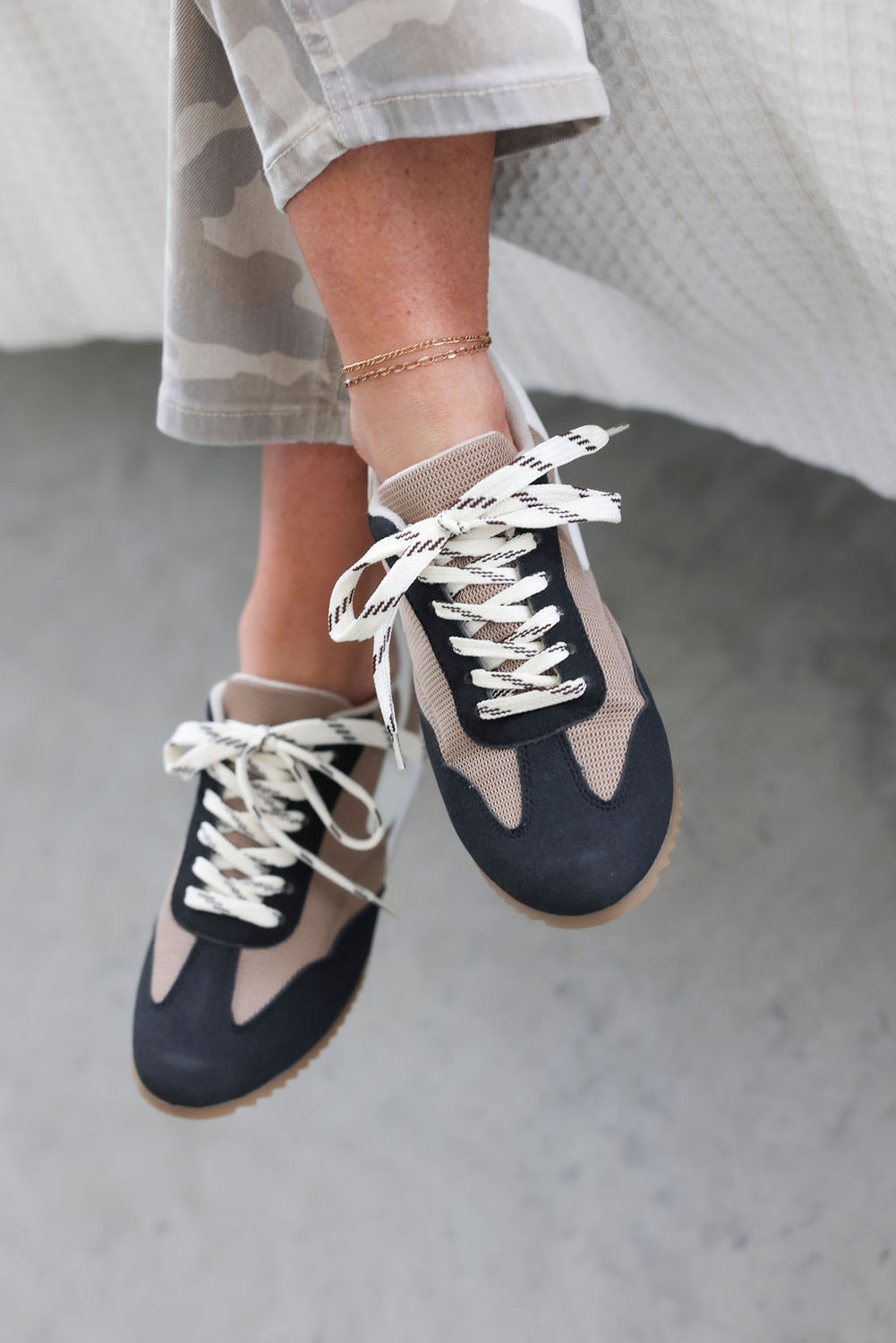 Natalie Lace-Up Sneakers