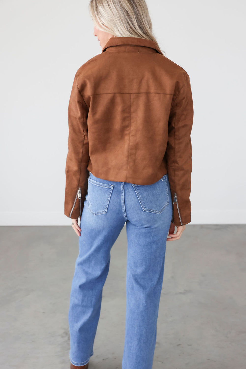 Crissy Suede Cropped Jacket