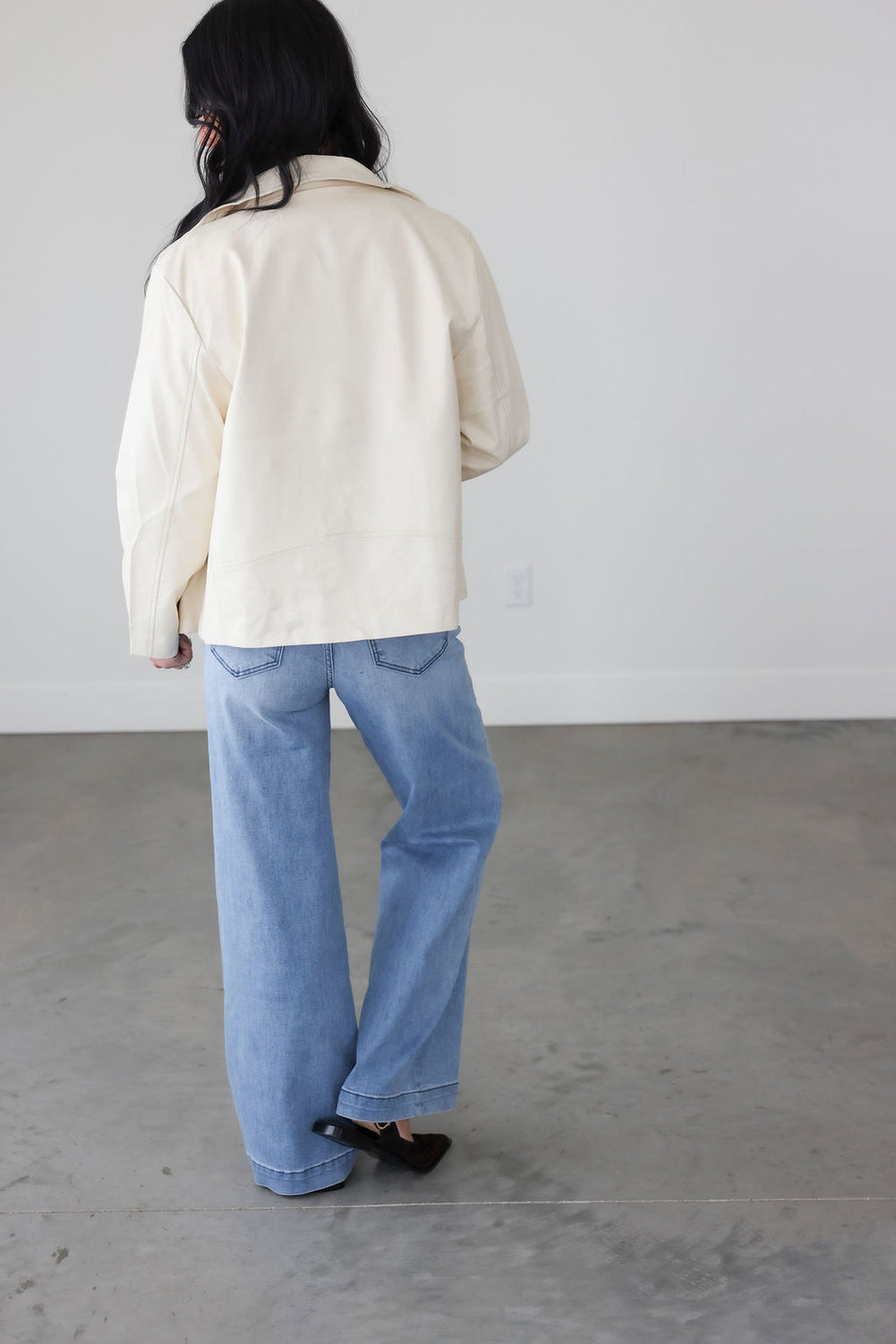 Siena Faux Leather Moto Jacket