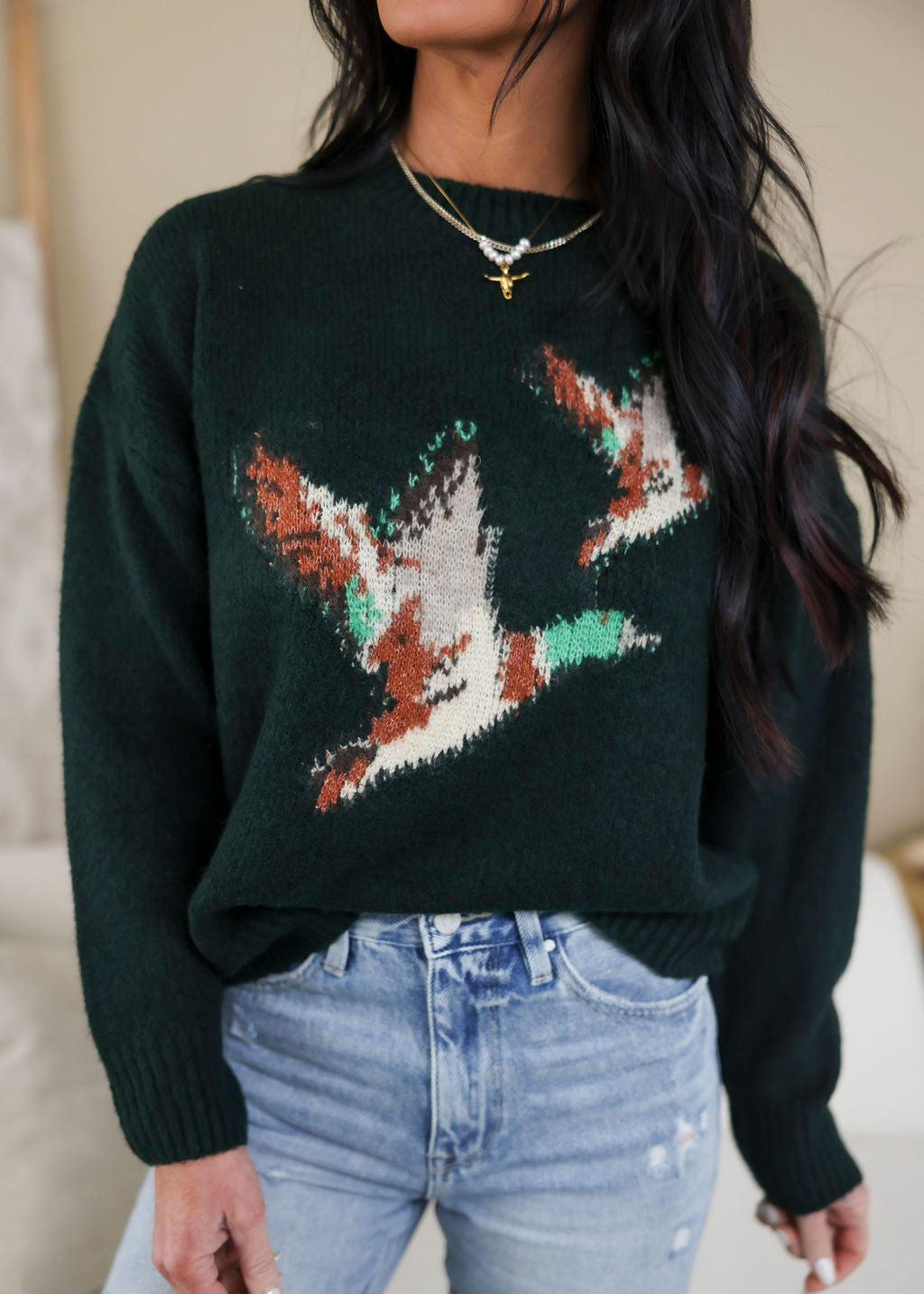 Flying Duck Knit Sweater