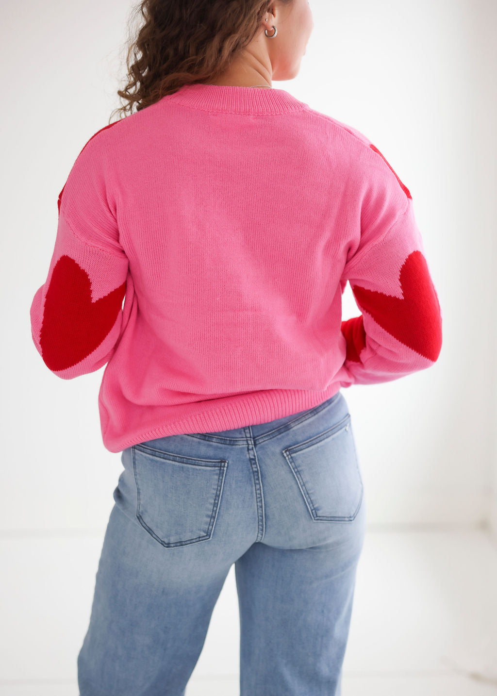Amada Heart Knit Sweater