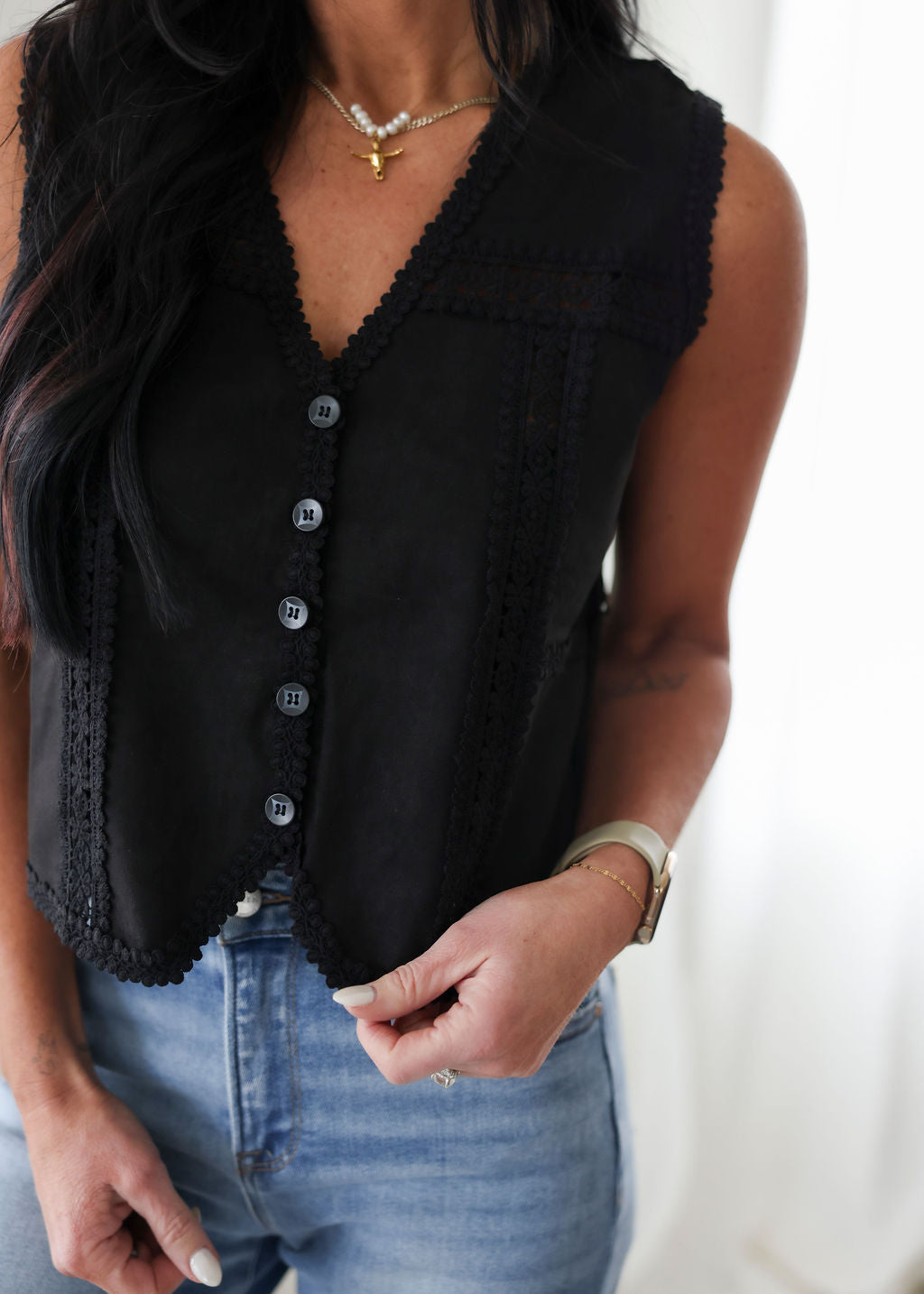 Baxley Suede Vest